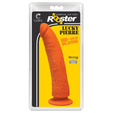 Lucky Pierre Orange Silicone Dildo